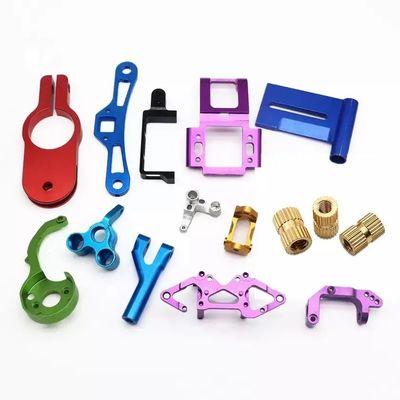 Commande numérique par ordinateur stable tournant coloré de composants de pièces anodisé adapté aux besoins du client