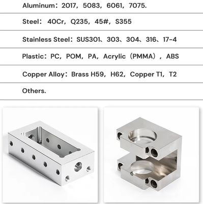 Adapté aux besoins du client formez les pièces de usinage de commande numérique par ordinateur avec la finition OEM/ODM de surface d'électrodéposition