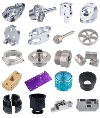 Les pièces de usinage en aluminium faites sur commande de commande numérique par ordinateur ont anodisé des pièces en métal d'alliage