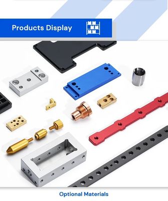 Les pièces en aluminium faites sur commande de commande numérique par ordinateur d'OEM sablent la commande numérique par ordinateur usinant le prototypage rapide