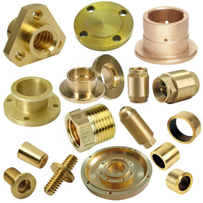 Coutume en laiton de usinage durable de pièces de commande numérique par ordinateur universelle pour industriel